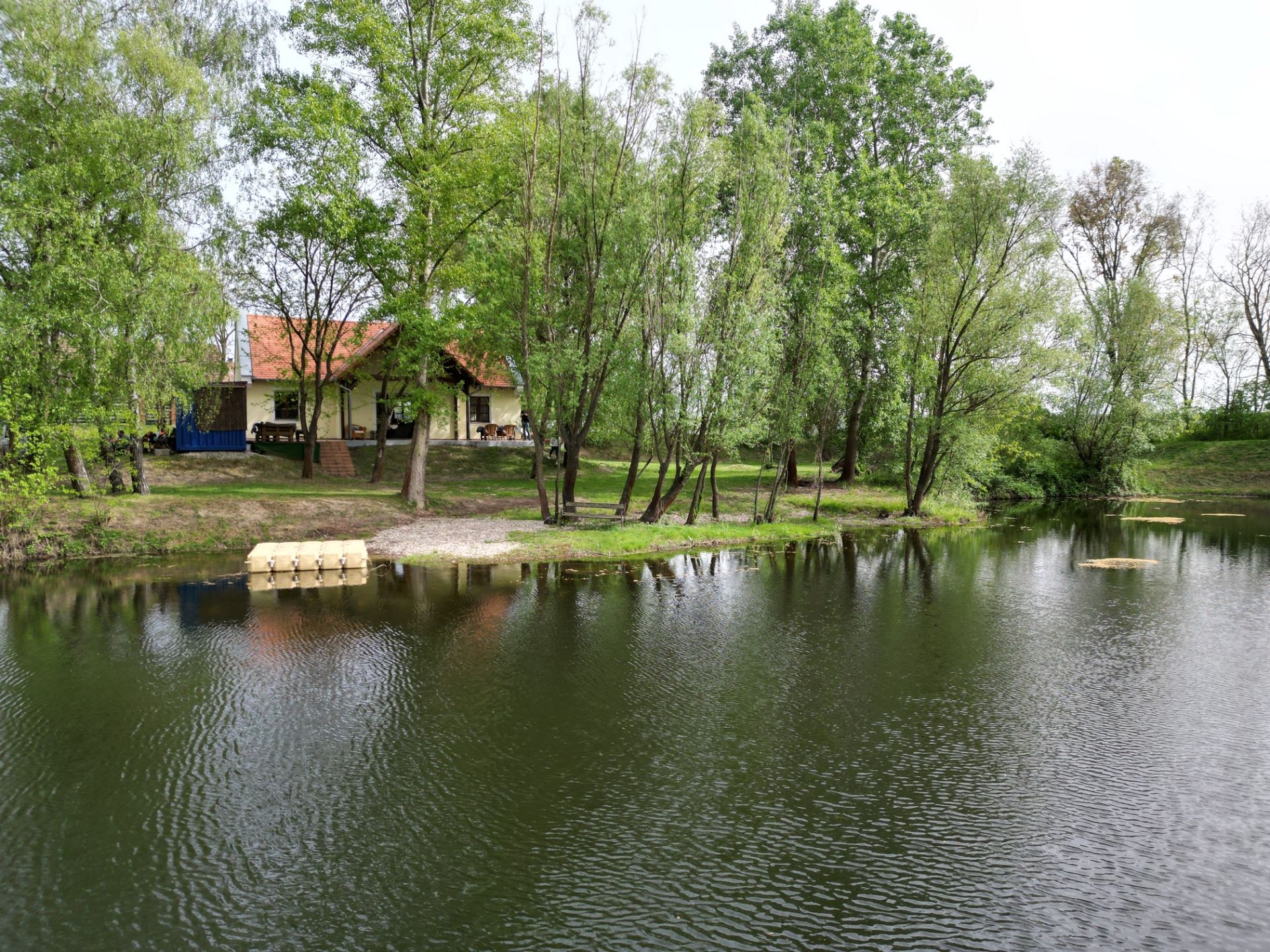 FOR SALE - FAMILY HOUSE WITH OWN PRIVATE LAKE IN DUNASZENTPÁL, GYŐR